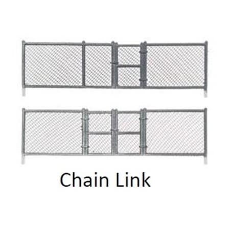 Woodland Scenics Woodland Scenics WOO-2983 HO Chain Link Fence - 8 Piece WOO-2983